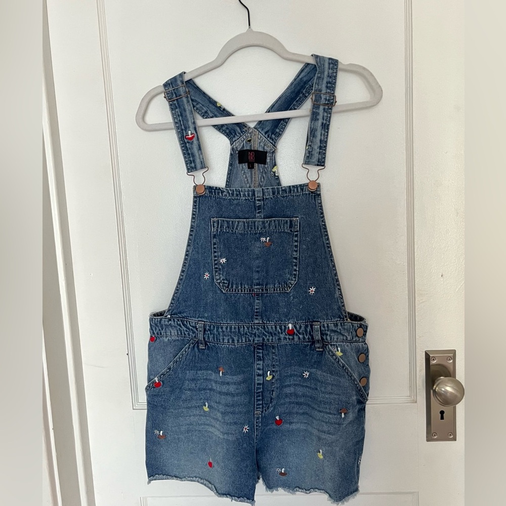 SOLD SOLD SOLD 100% Cotton Embroidered Denim Overalls